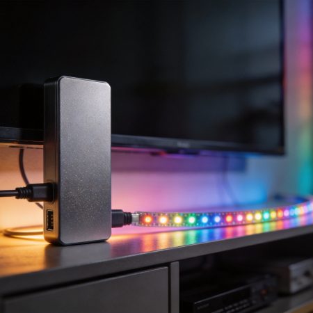 Matte Aluminum LED Strip Controller